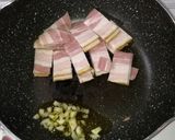 ほうれん草とベーコンの生クリーム仕立て作り方1写真