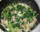 ほうれん草とベーコンの生クリーム仕立て作り方5写真