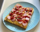 玉子マヨとウインナーのトースト作り方7写真