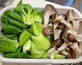 青梗菜と豚肉のオイスターソース炒め作り方1写真