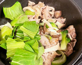 青梗菜と豚肉のオイスターソース炒め作り方6写真