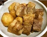 豚角煮で肉じゃが&カレー♬作り方1写真