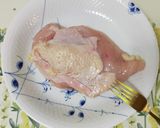 カレー風味☆鶏胸肉の揚げない唐揚げ作り方1写真