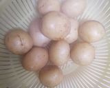 小粒すぎないじゃがいも　甘辛煮っころがし作り方3写真