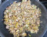 鶏チャーシューと白ネギたっぷりの炒飯♬作り方8写真