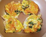 魚肉ソーセージとほうれん草☆焼き作り方5写真