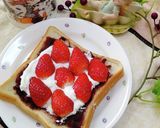 まるでケーキ♬塩パンあんこ苺他の果物でも作り方3写真