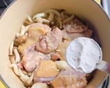 鶏肉とほうれん草のクリーム煮作り方7写真