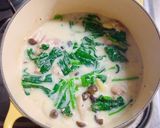 鶏肉とほうれん草のクリーム煮作り方10写真