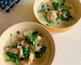鶏肉とほうれん草のクリーム煮作り方11写真
