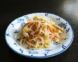 豆もやしと人参のすり胡麻和え作り方6写真