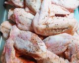 簡単☆手羽先の酒蒸し焼き作り方1写真