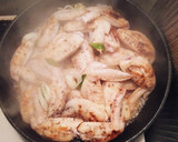 簡単☆手羽先の酒蒸し焼き作り方4写真
