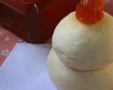 大福みたいな薄皮あんぱん❤鏡餅パン♥*:作り方9写真