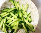 隙間埋め生白菜きゅうり麺つゆポン酢マリネ作り方3写真