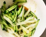 隙間埋め生白菜きゅうり麺つゆポン酢マリネ作り方7写真