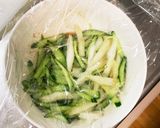隙間埋め生白菜きゅうり麺つゆポン酢マリネ作り方8写真