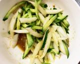 隙間埋め生白菜きゅうり麺つゆポン酢マリネ作り方9写真