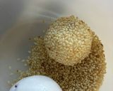 紫芋のゴマ団子作り方4写真