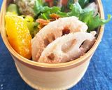 私のお弁当③れんこんのたらこ和え作り方3写真