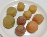 レンジで簡単！丸ごとフルーツ大福作り方3写真