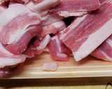 豚バラ肉とネギおろし重ね作り方1写真