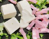 冷凍ブロッコリーで簡単♡豆腐ベーコン炒め作り方3写真