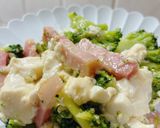 冷凍ブロッコリーで簡単♡豆腐ベーコン炒め作り方5写真