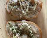 休日の朝ごはん★ツナフランス作り方5写真