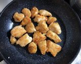 鶏胸肉一枚！ガッツリ系チーズ生姜焼き作り方3写真