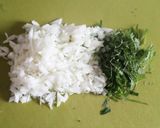 一口大葉豆腐ハンバーグのポン酢照り作り方2写真
