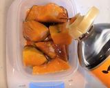 レンチンでできる！かぼちゃの煮物作り方2写真