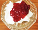 生クリームのジャム乗せ☘作り方2写真
