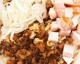 レンジで簡単！もち麦入りオートミール焼飯作り方2写真