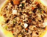レンジで簡単！もち麦入りオートミール焼飯作り方4写真