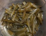 茎わかめの酢の物☆らっきょ酢☆覚書作り方1写真