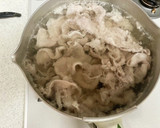 ＊ずぼら飯＊豚こまととろろのわさび醤油丼作り方3写真