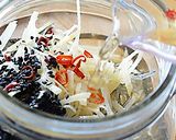 煮干しをアレンジ♪- いわしのごま漬け-作り方3写真