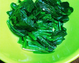簡単☆豚肉とほうれん草のうどん作り方1写真