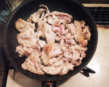 簡単☆豚肉とほうれん草のうどん作り方3写真