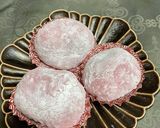 レンジで苺&桜餡の大福♪作り方5写真