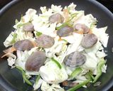 超簡単！あさりとキャベツの酒蒸し！！作り方4写真