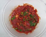 菜の花とツナの豆腐干トマトソース作り方5写真