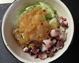 胡瓜と長ネギの中華クラゲ和え作り方4写真