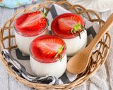 お豆腐ミルクぷりん〜苺ソース添え〜作り方6写真