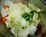 簡単！焼きうどん　ピリ辛回鍋肉風味作り方3写真