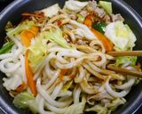 簡単！焼きうどん　ピリ辛回鍋肉風味作り方7写真