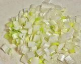 ネギたっぷりのカレー豆腐作り方1写真