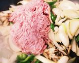 ぶっこみ☆野菜のひき肉丼♪作り方3写真