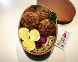のっけ弁当2022.02.28ハンバーグ作り方1写真
